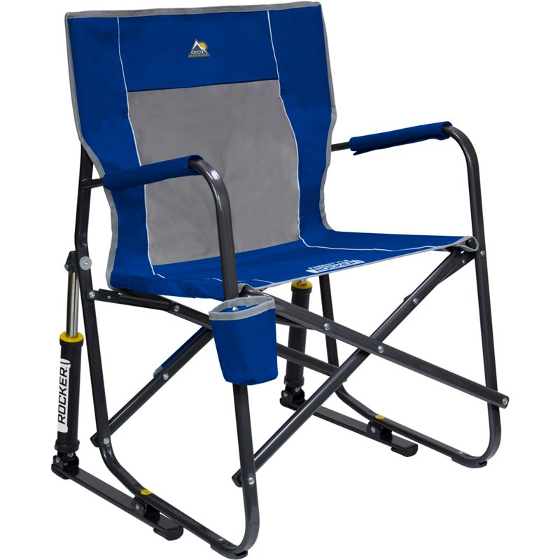 GCI Outdoor Freestyle Rocker™ Portable Rocking Chair Blue - Collapsible Furniture at Academy Sports