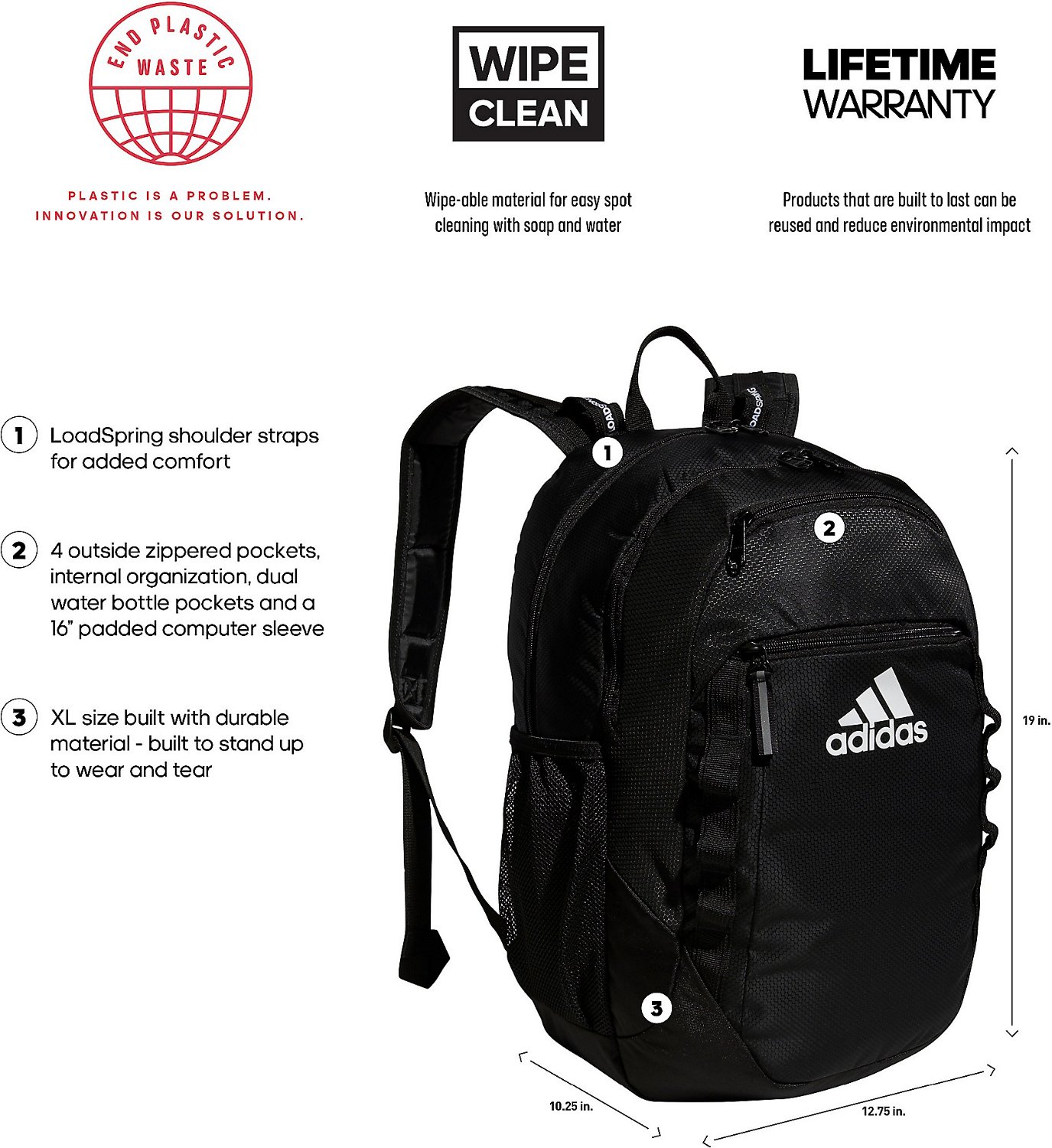 adidas Excel Backpack                                                                                                            - view number 7