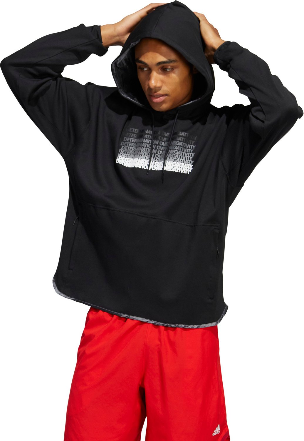 Donovan Mitchell Pullover Hoodie in Red