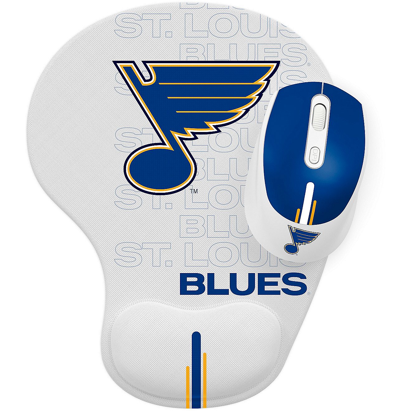 Prime Brands Group St. Louis Blues Mouse Pad and Mouse Combo                                                                     - view number 1