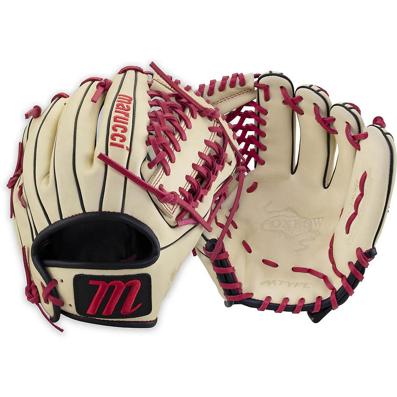 Marucci Adults' Oxbow M Type T-Web 11.75 in Baseball Glove                                                                       - view number 1