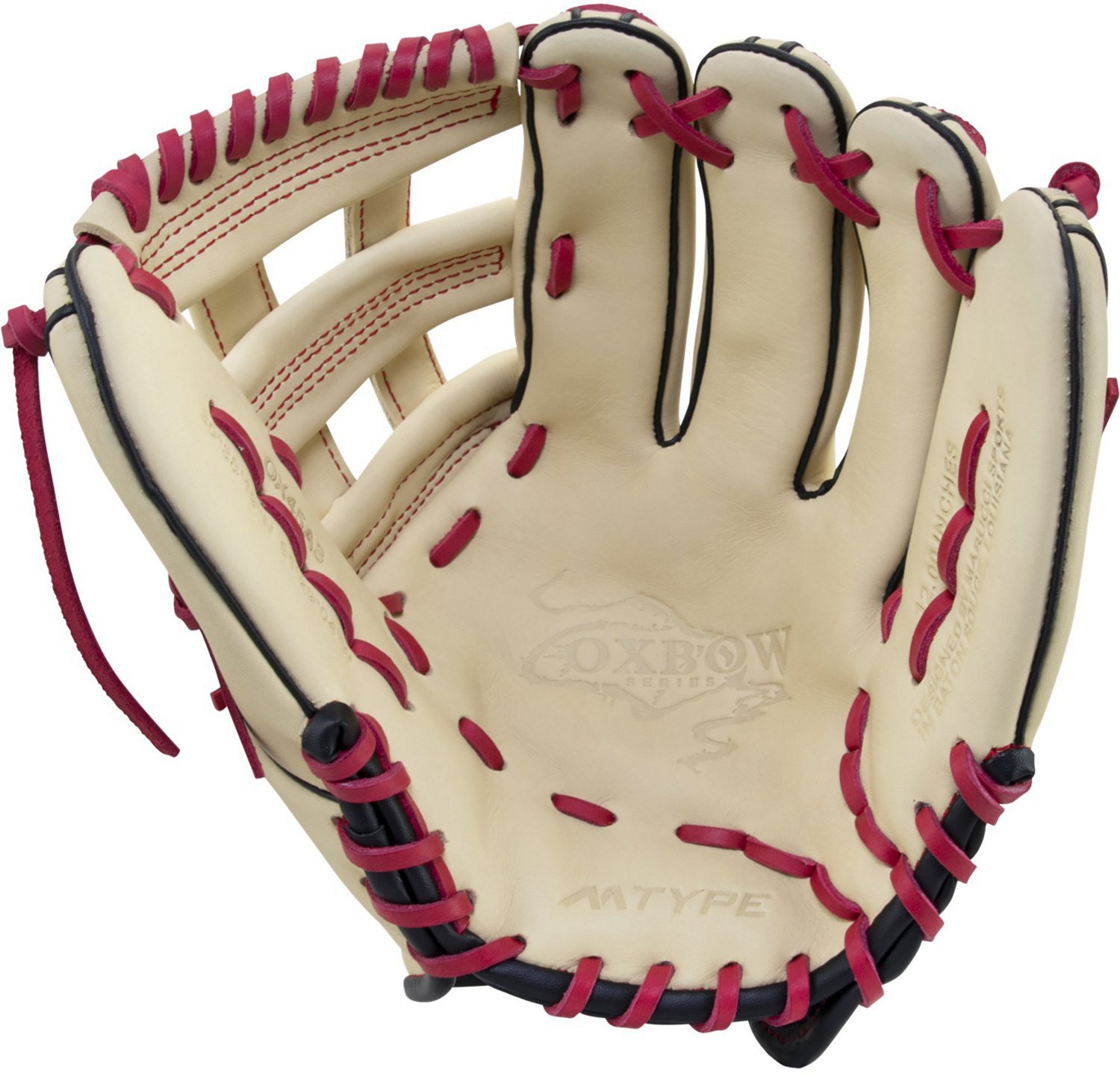 Marucci Adults' Oxbow M Type H-Web 12 in Baseball Glove                                                                          - view number 3