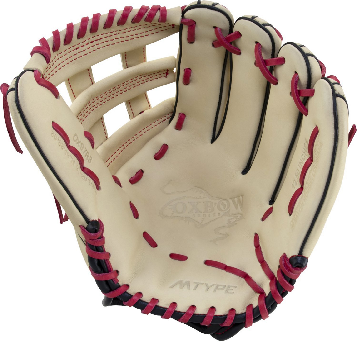 Marucci Adults' Oxbow M Type H-Web 12.5 in Baseball Glove                                                                        - view number 3