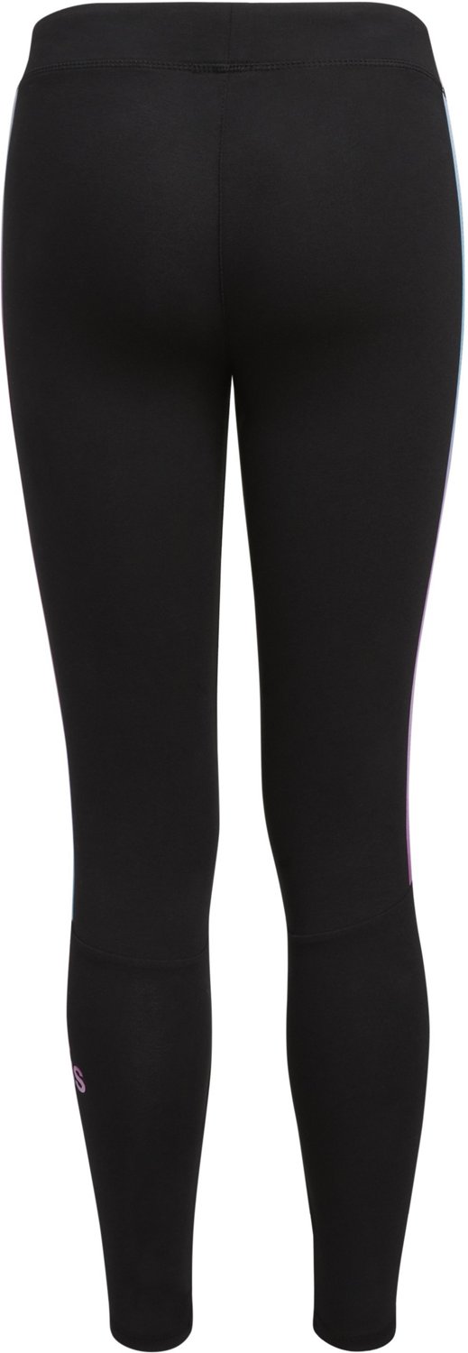 adidas Girls’ Ankle-Length 3-Stripes Logo Tights - view number 2