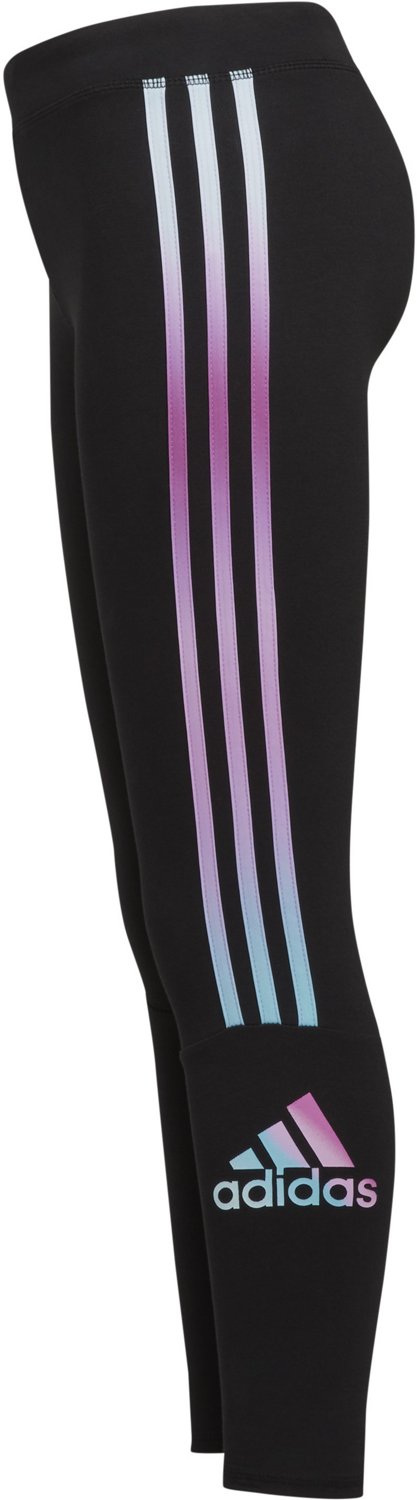 adidas Girls’ Ankle-Length 3-Stripes Logo Tights - view number 3