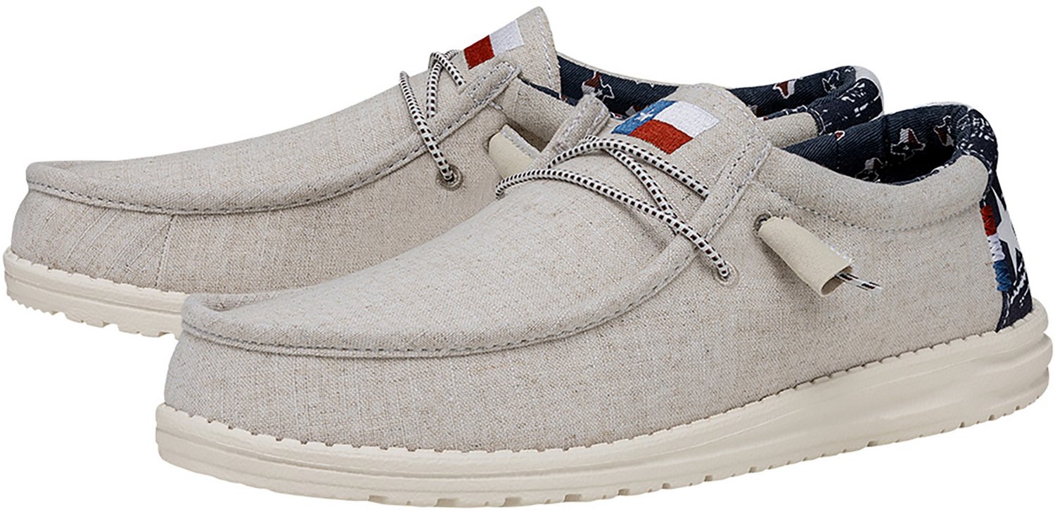 Hey Dude Men's Wally Texas Canvas Slip-On Shoes