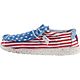 Hey Dude Men's Wally Patriotic Stars and Stripes Mocs                                                                            - view number 2
