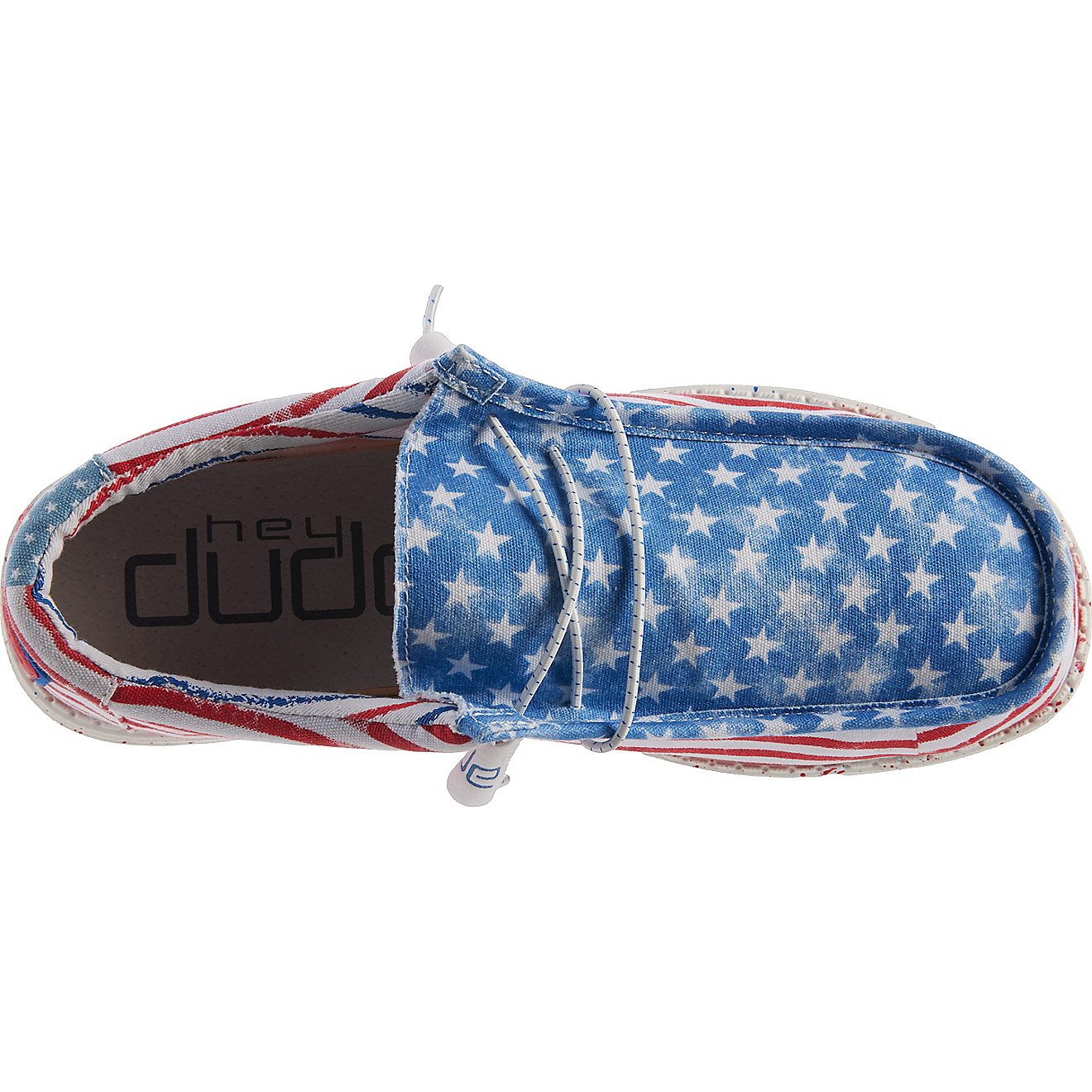 Hey Dude Men's Wally Patriotic Stars and Stripes Mocs                                                                            - view number 3