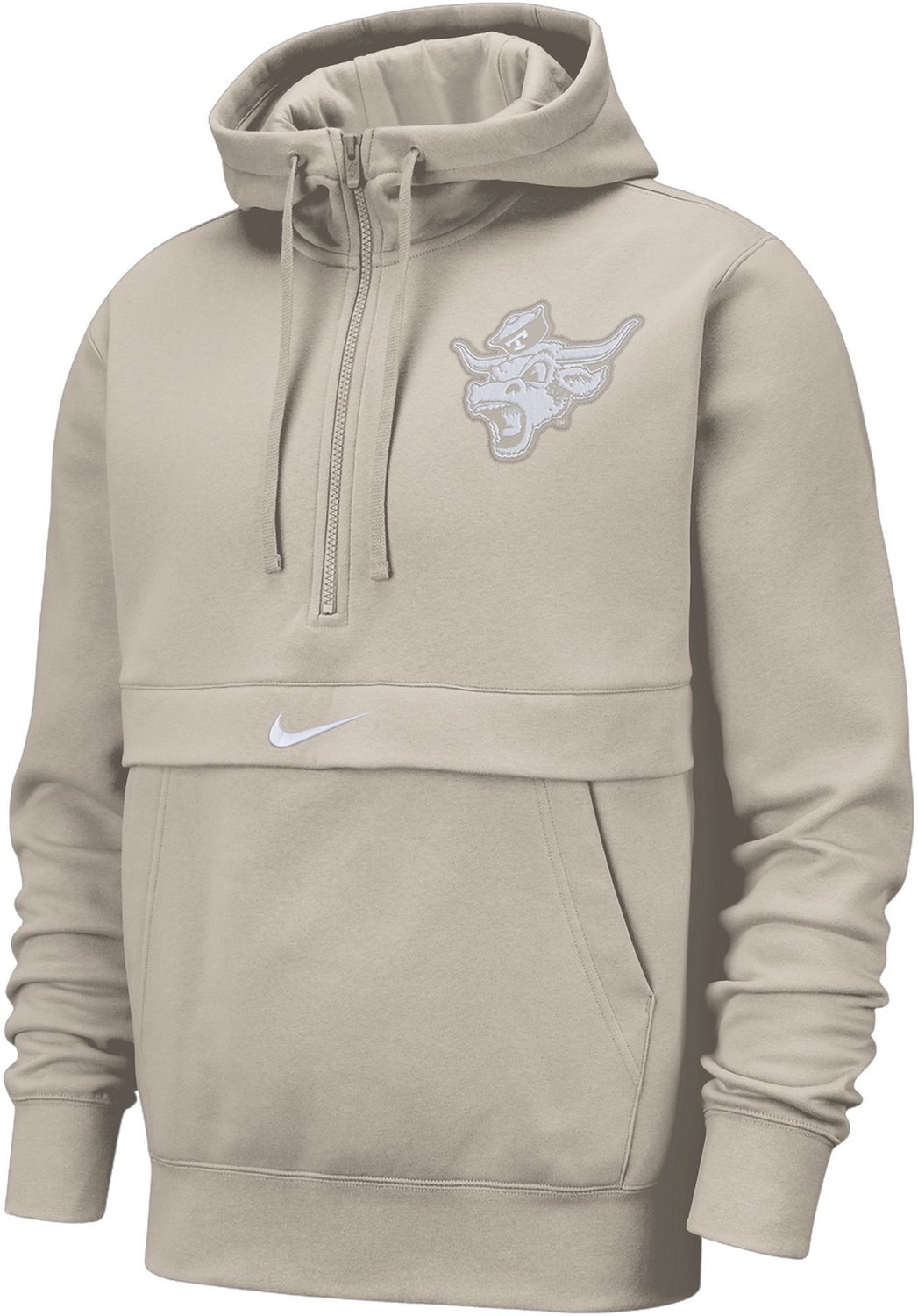 Nike Men's University of Texas Club 1/2 Zip Hoodie | Academy
