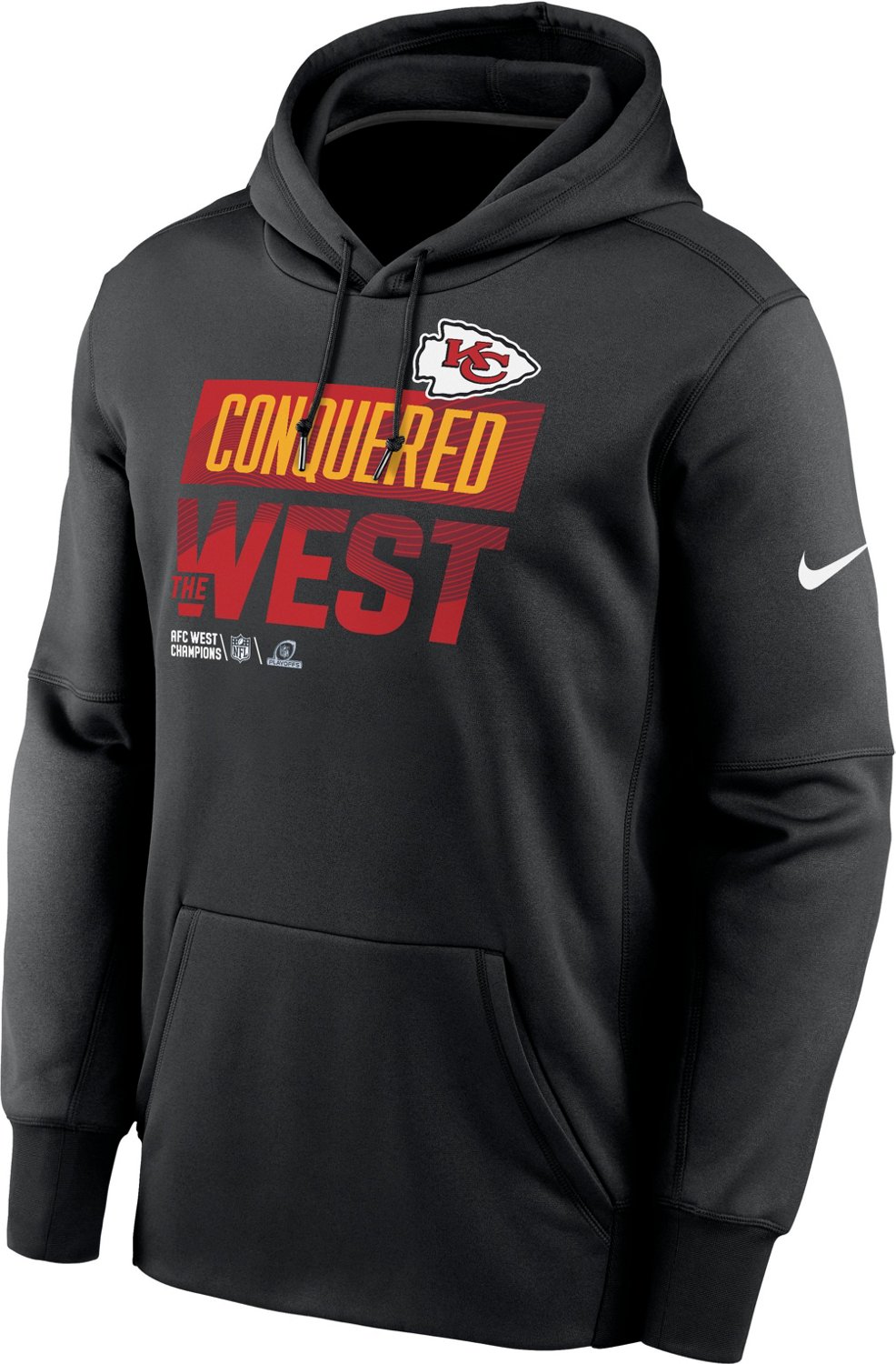 Nike Men's Kansas City Chiefs Club Grey Hoodie