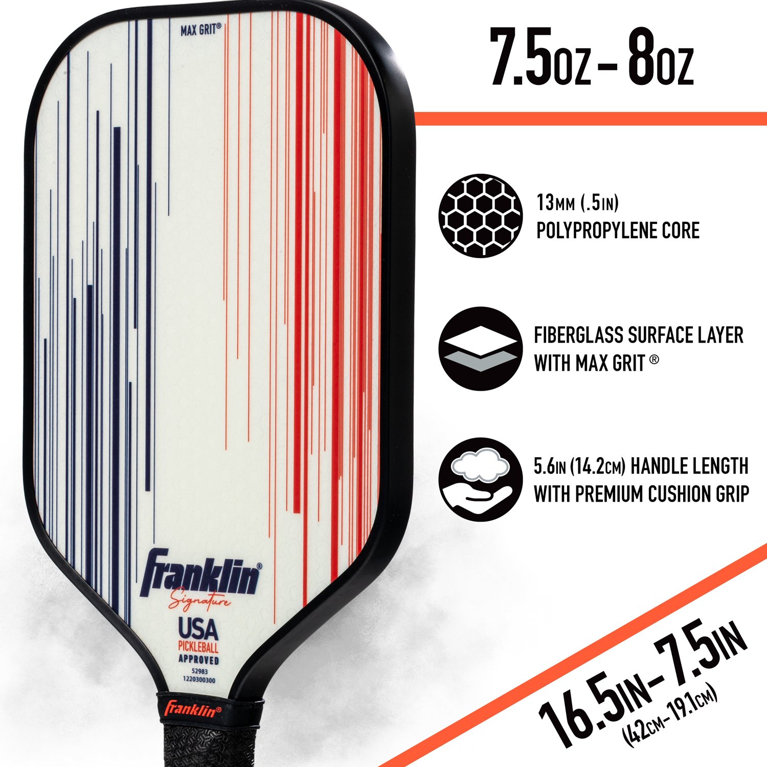 Franklin Signature 13 mm Pickleball Paddle - view number 6
