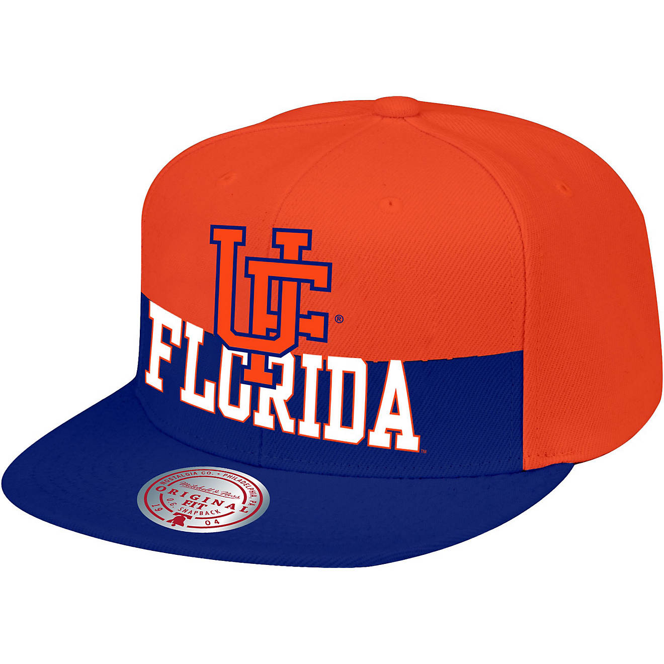 Mitchell & Ness University of Florida Half And Half Snapback Cap                                                                 - view number 1