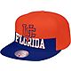 Mitchell & Ness University of Florida Half And Half Snapback Cap                                                                 - view number 1 image