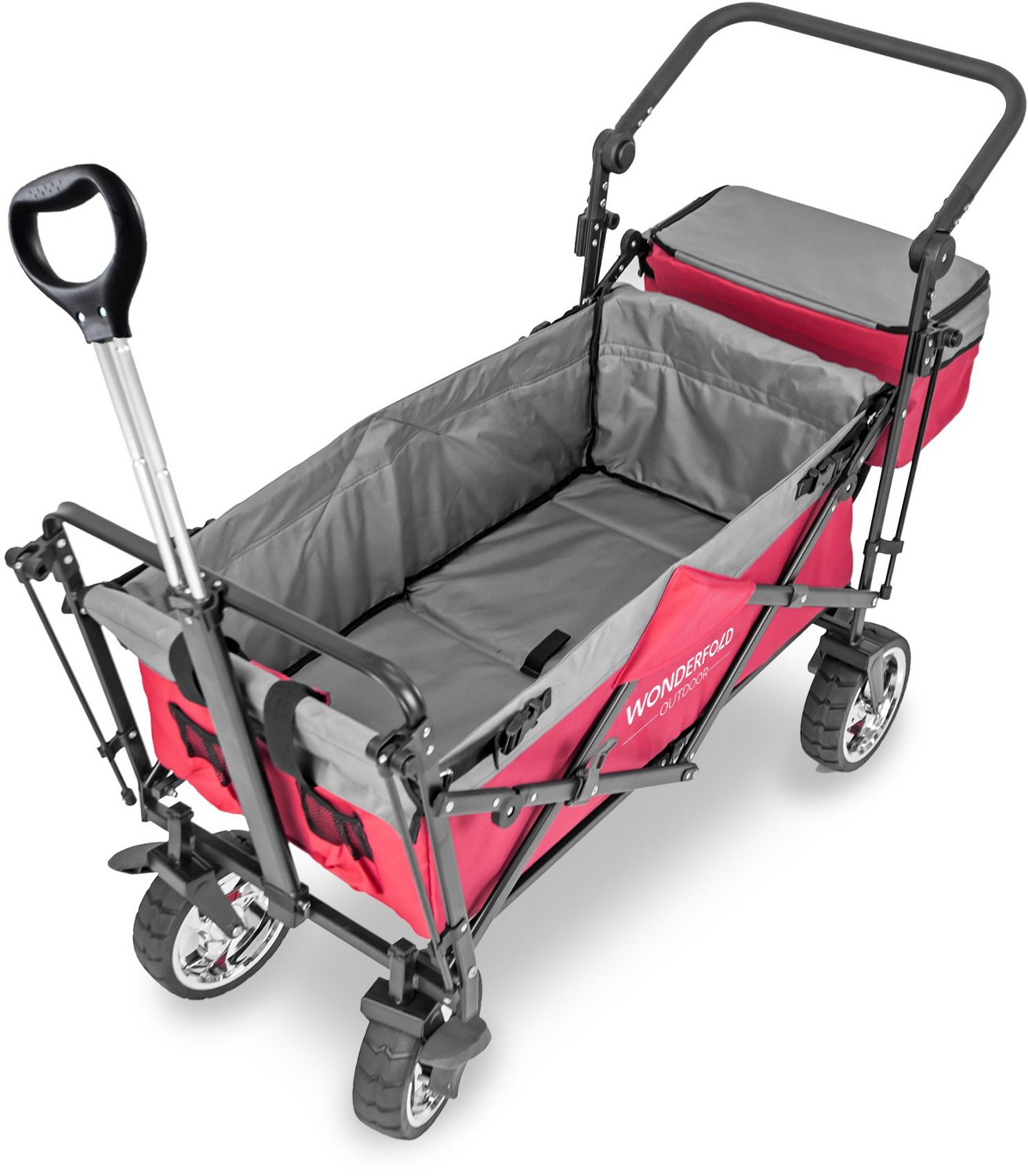 Wonderfold Wagon Push and Pull Utility Wagon with Canopy and Brakes                                                              - view number 4
