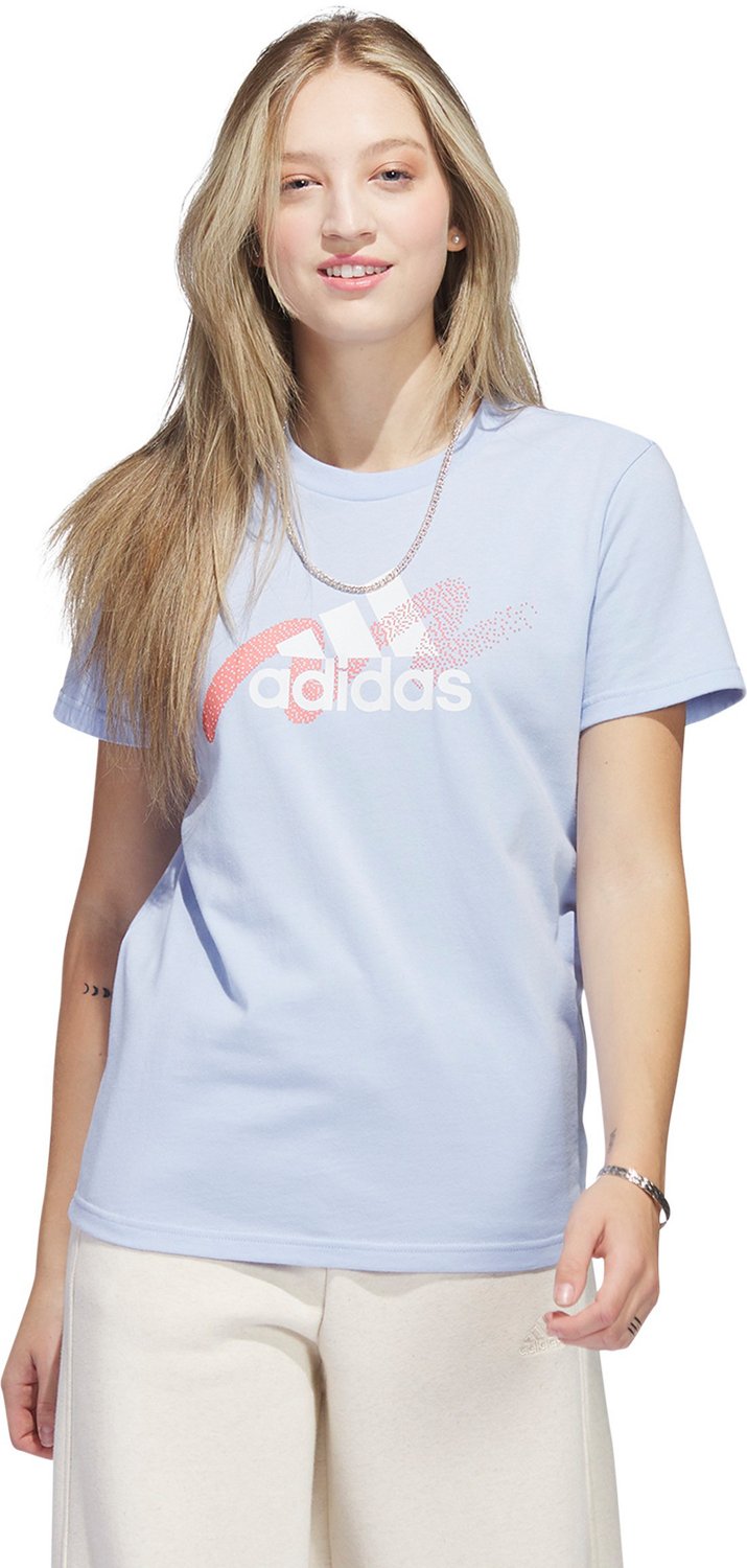 adidas Women's 2-Tone Graphic Short Sleeve T-shirt