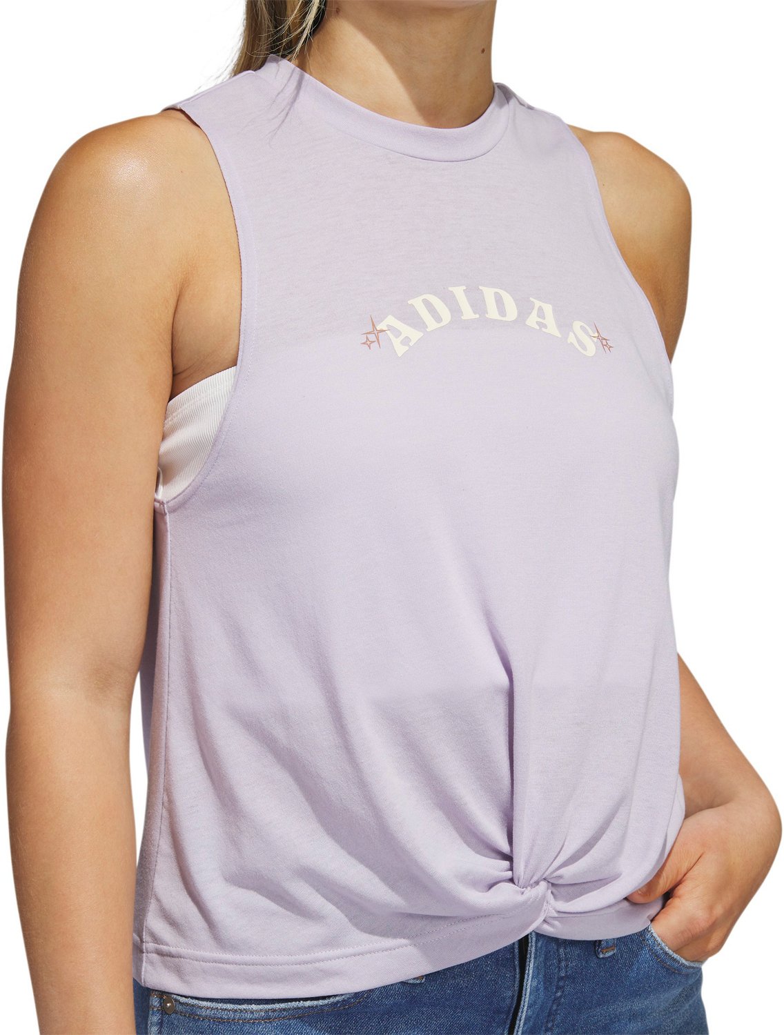adidas Women's Bloom Knot Tank Top - view number 4