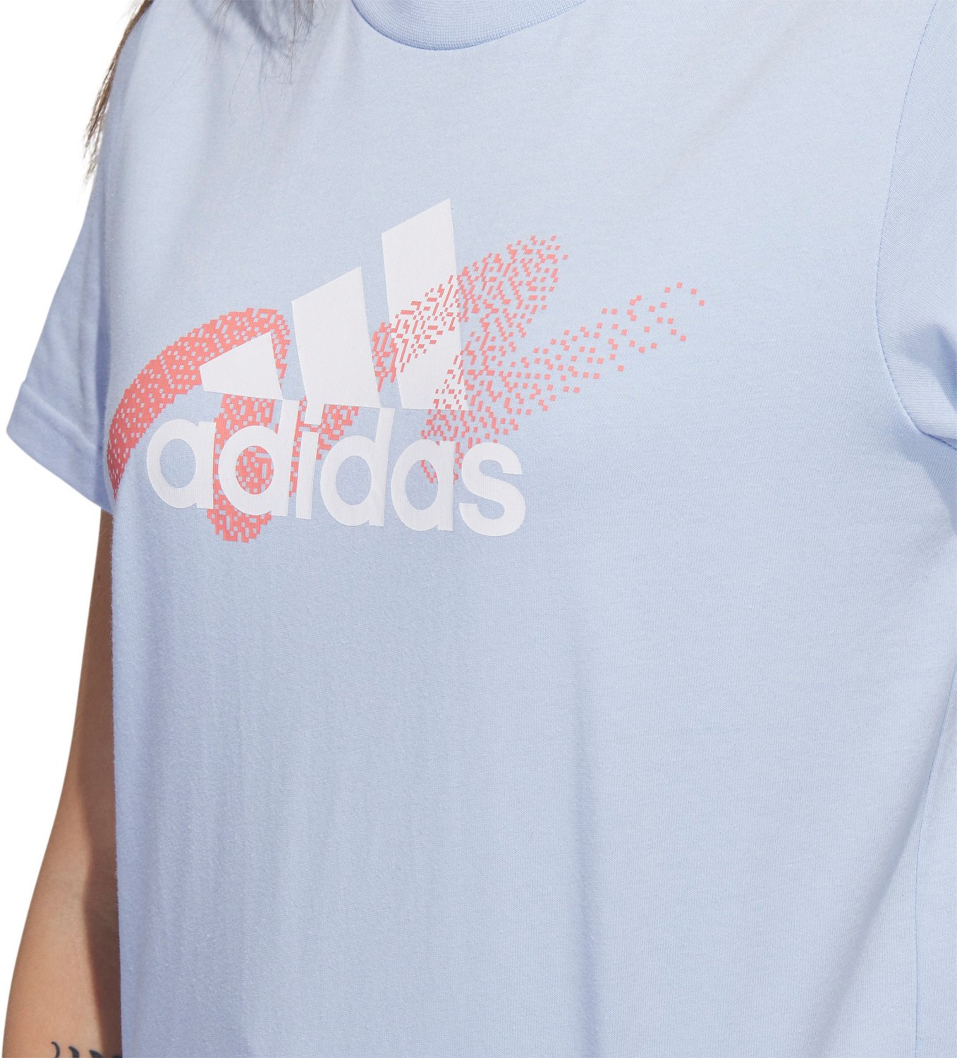 adidas Women's 2-Tone Graphic Short Sleeve T-shirt