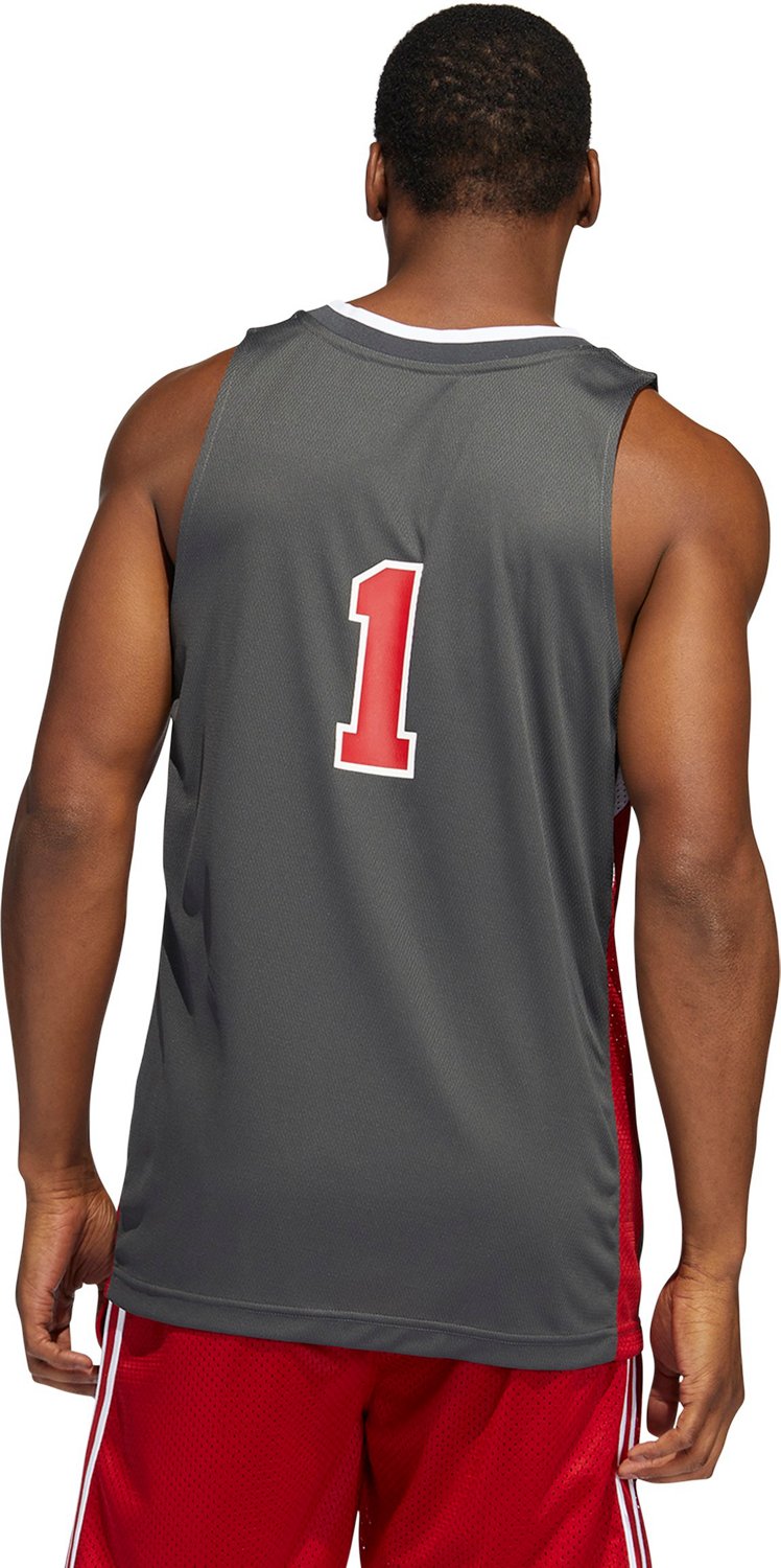 adidas Men's University of Louisville Retro Replica Basketball Jersey - view number 3
