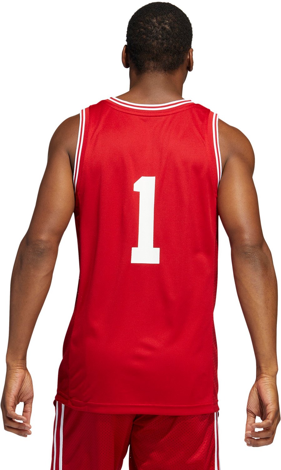 adidas Men's University of Louisville Retro Replica Basketball Jersey - view number 3