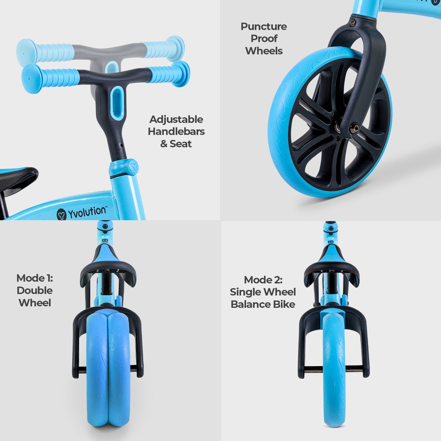 Yvolution Kids' Y Velo Junior 9 in Balance Bicycle - view number 4