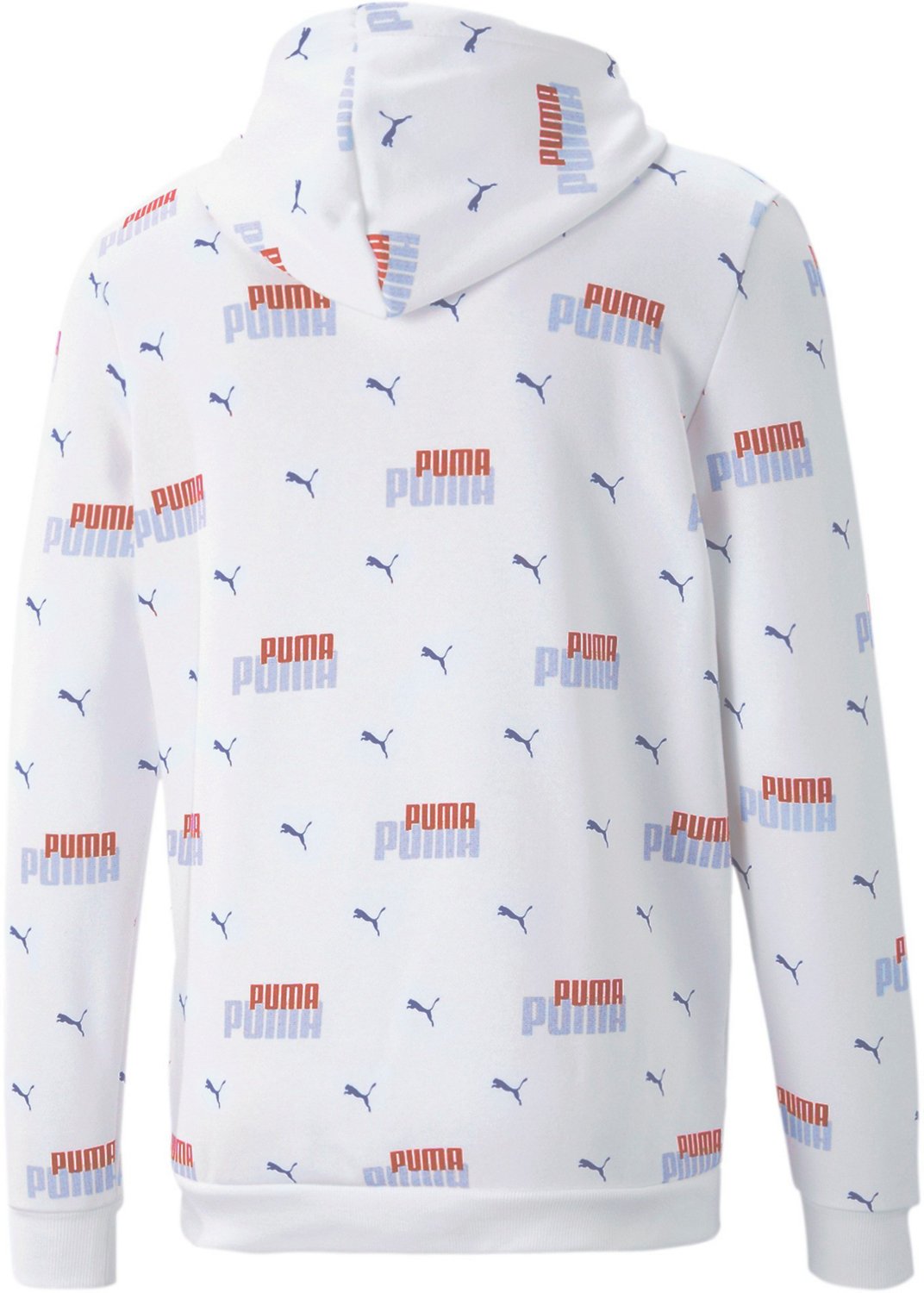 PUMA Men's Essentials+ Logo Power Allover Print Fleece Hoodie - view number 2