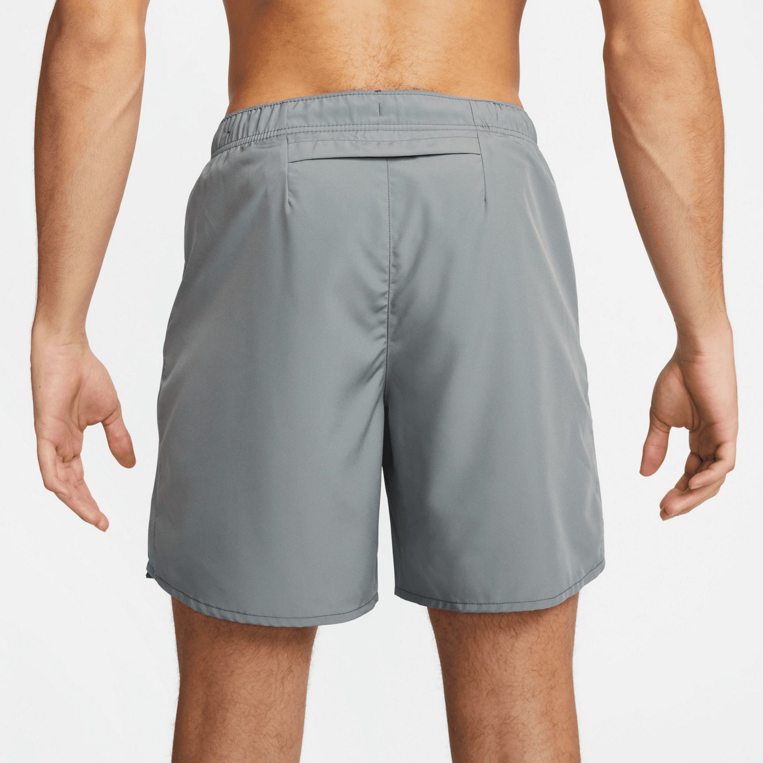 Nike Men's DriFIT Challenger Unlined Running Shorts 7 in Academy