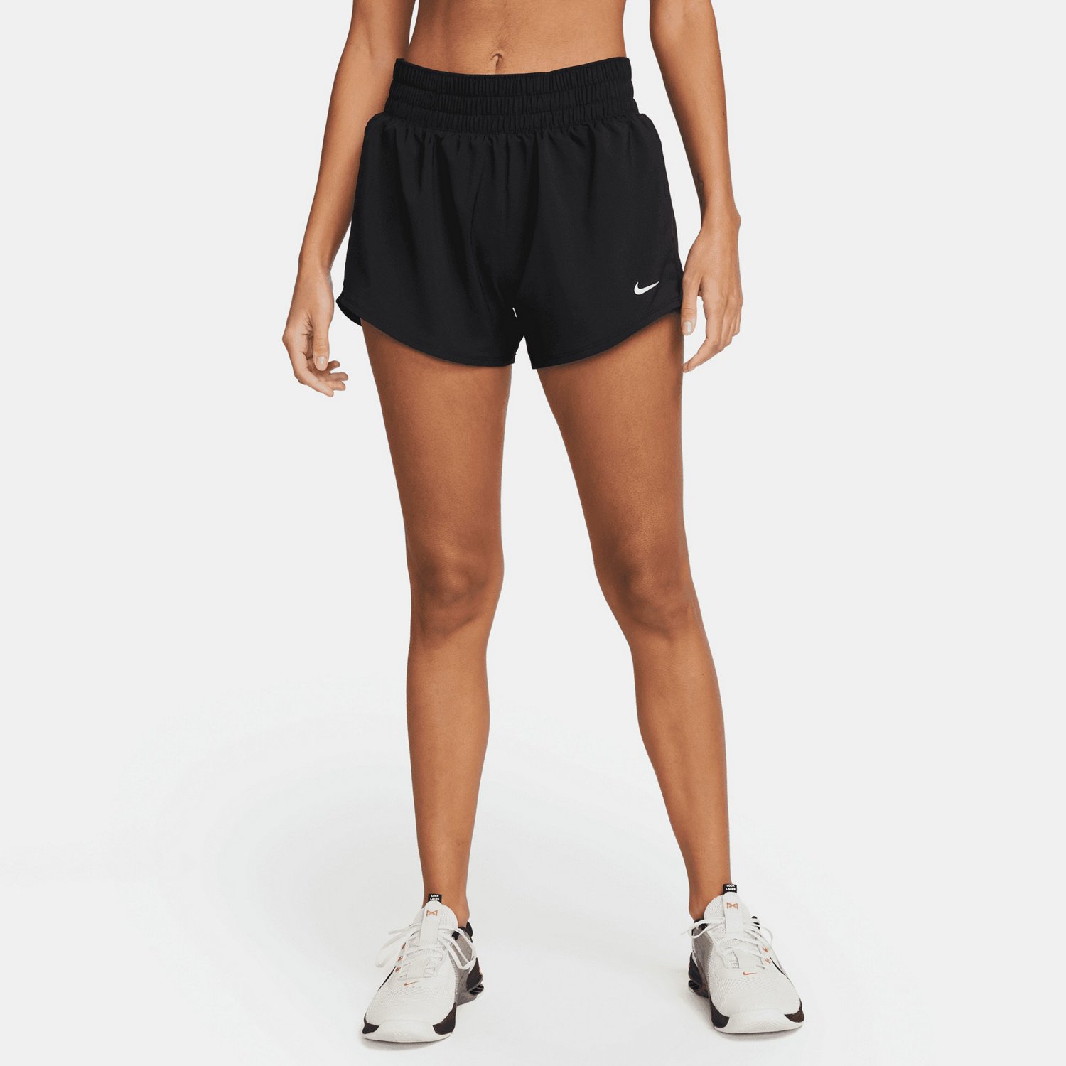 Nike Women's One Dri-FIT Mid-Rise Shorts 3in | Academy