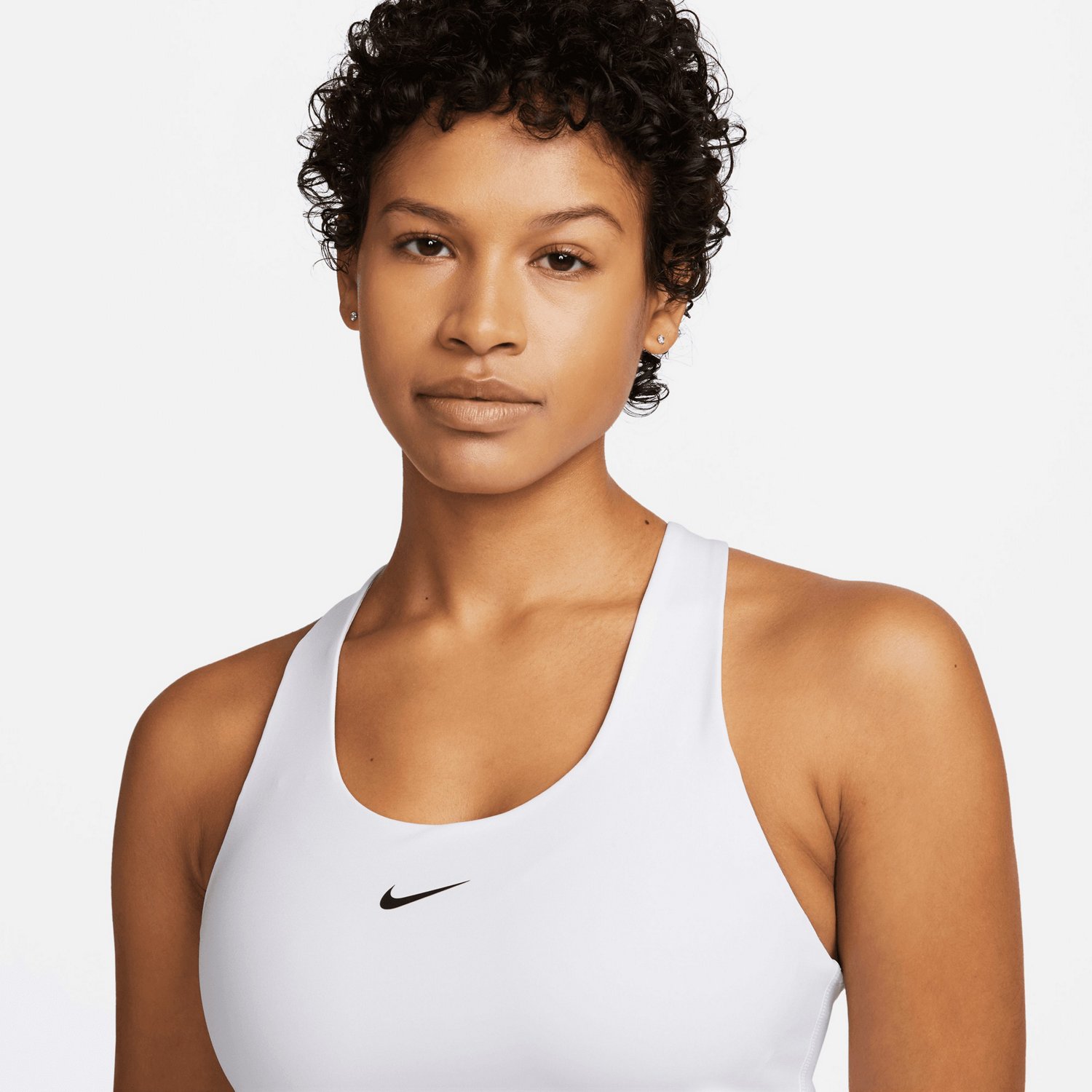 Nike Women's Dri-FIT Swoosh Bra Tank Top                                                                                         - view number 3