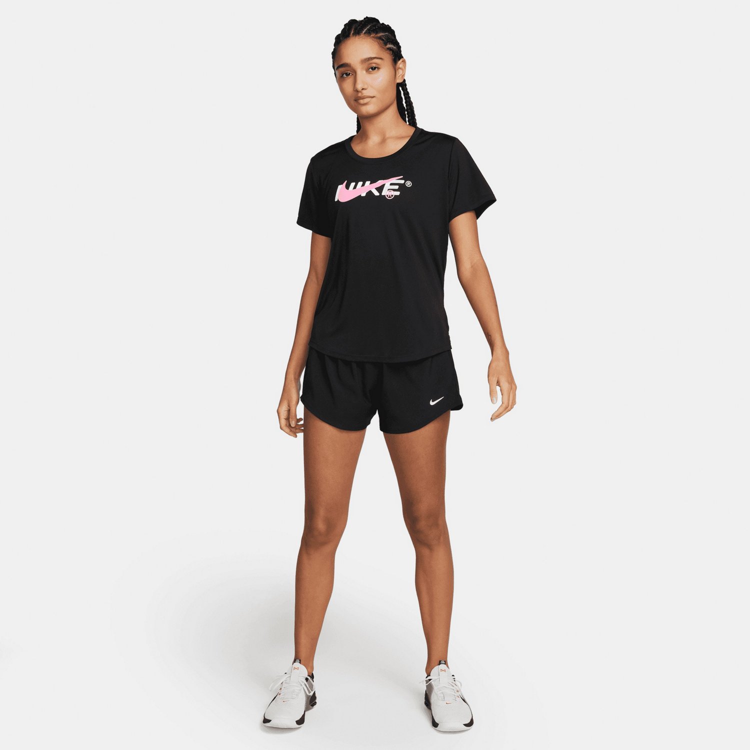 Nike Women's One Dri-FIT Mid-Rise Shorts 3in - view number 6