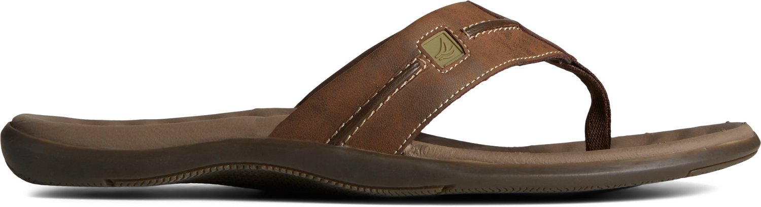 Sperry men's double marlin sailboat thong sandals hot sale