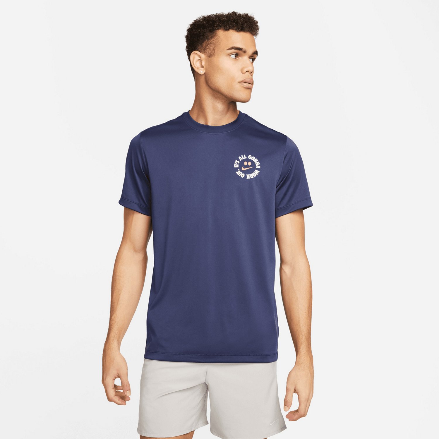 Men's Nike Navy Tennessee Titans Muscle T-Shirt