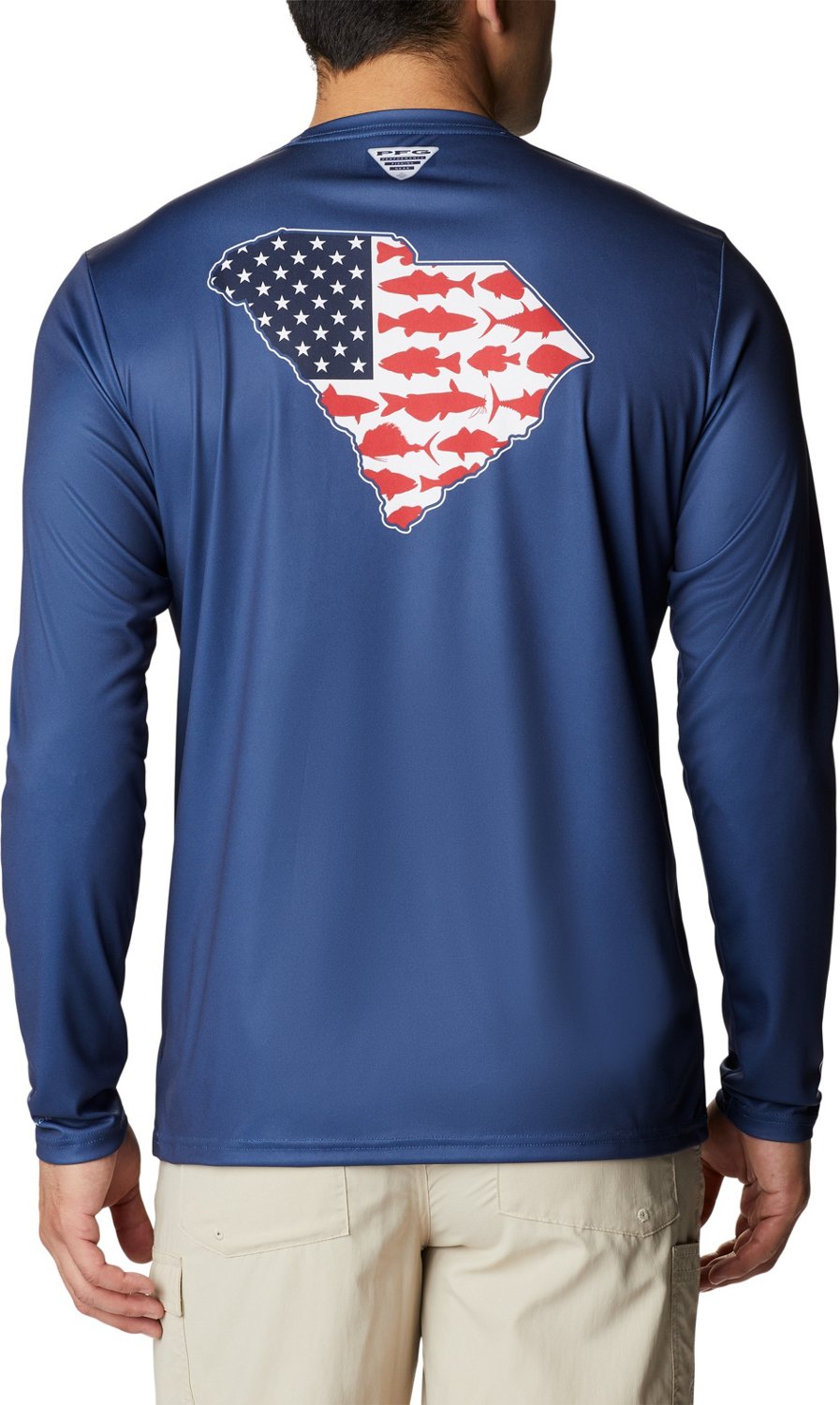 Columbia Sportswear Men's Terminal Tackle PFG Stateriot SC Long Sleeve Shirt