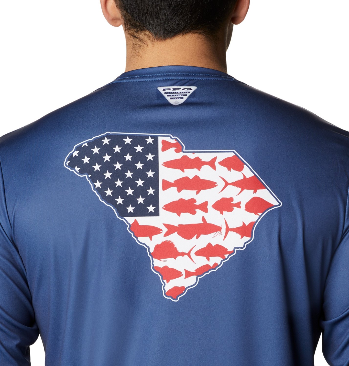 Columbia Sportswear Men's Terminal Tackle PFG Stateriot SC Long Sleeve Shirt - view number 4