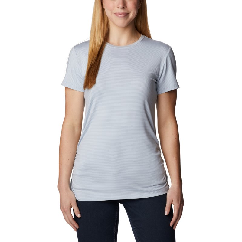 Columbia Leslie Falls Short-Sleeve Shirt for Ladies - Cirrus Grey