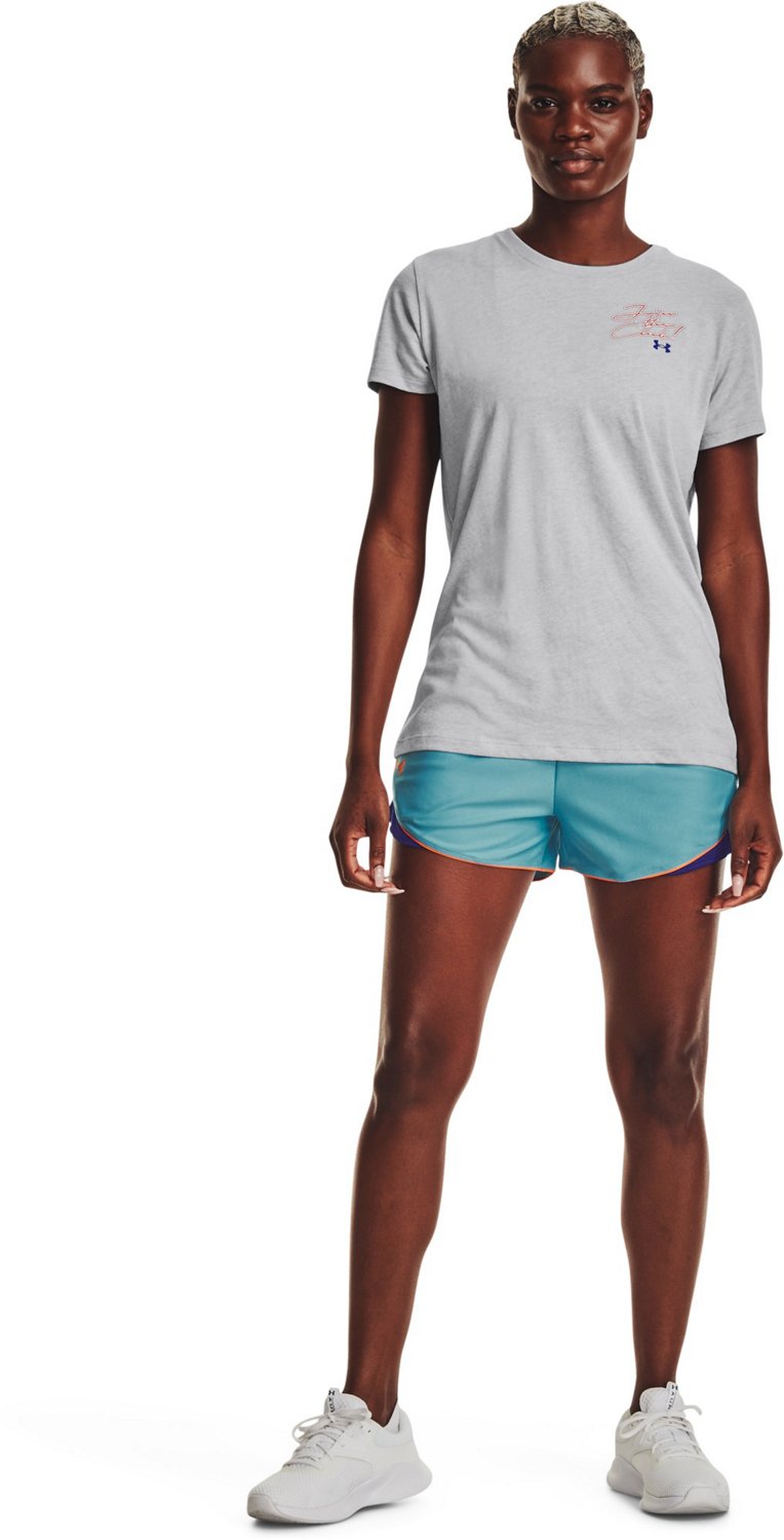 Under Armour Women's Play Up Colorblock Shorts 3 in - view number 3