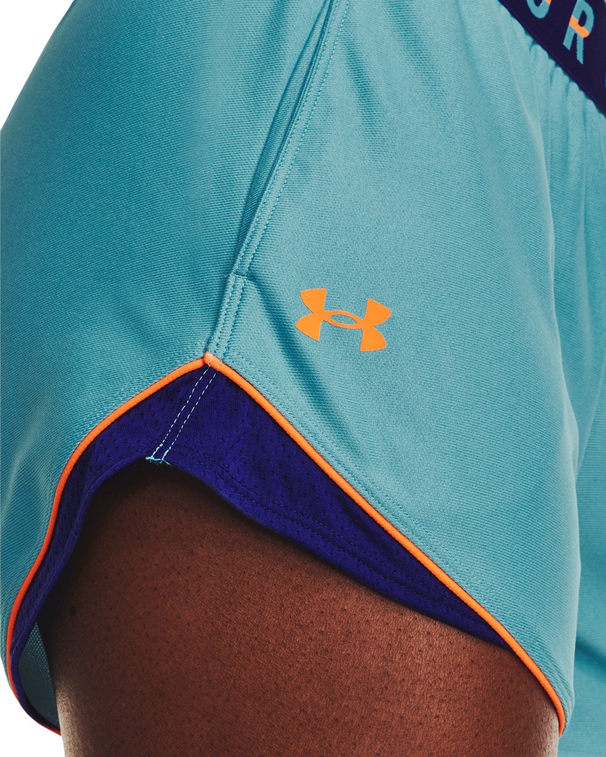 Under Armour Women's Play Up Colorblock Shorts 3 in - view number 4