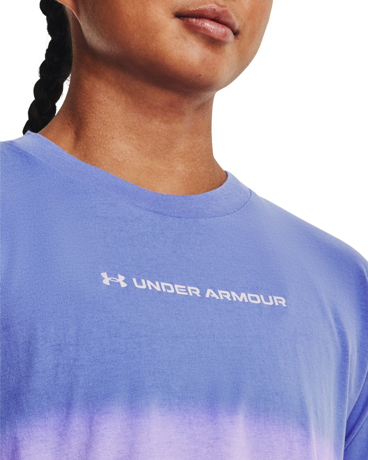 Under Armour Women's Branded Dip Dye Cropped T-shirt - view number 4