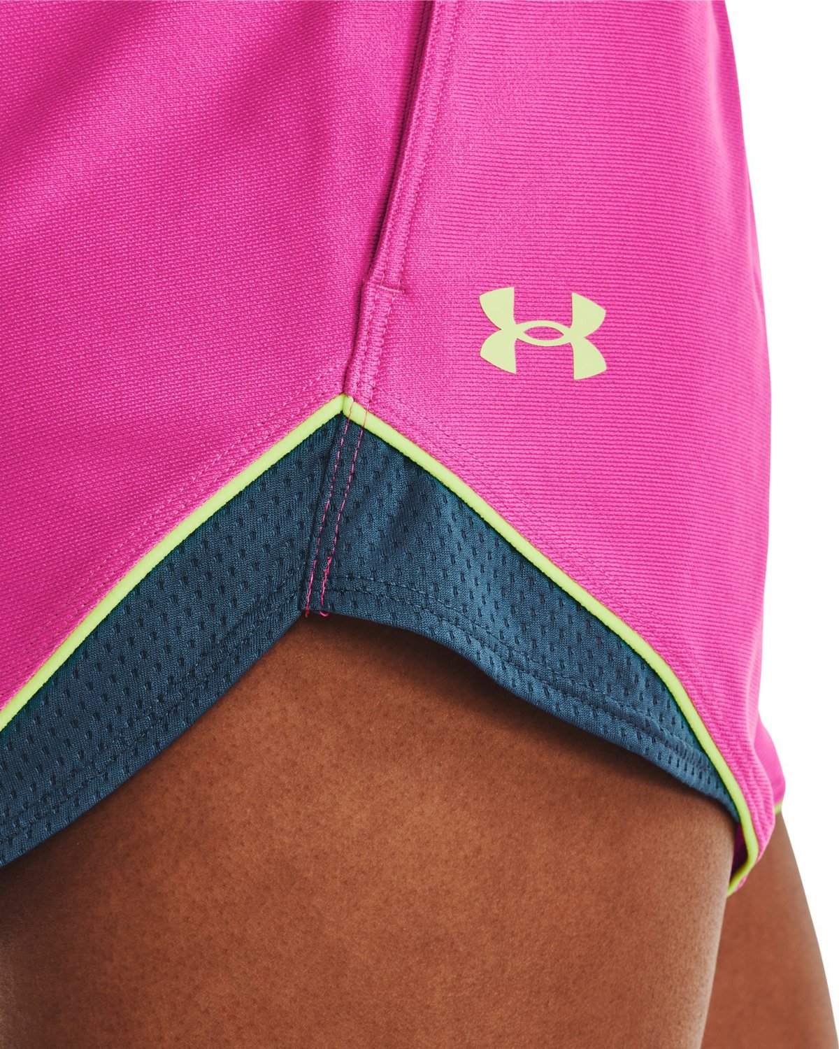 Under Armour Women's Play Up Colorblock Shorts 3 in - view number 4