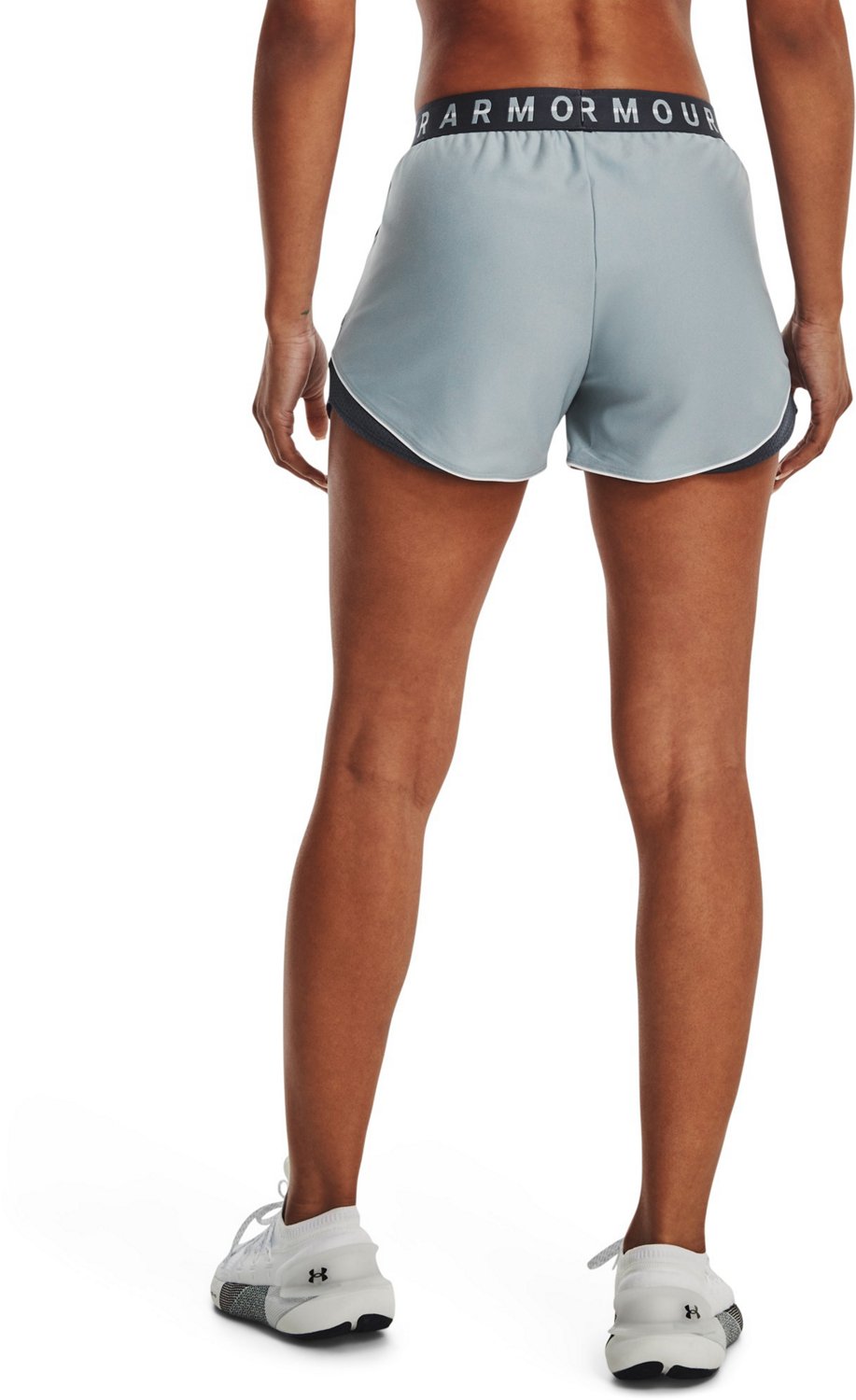 Under Armour Women's Play Up Colorblock Shorts 3 in - view number 2