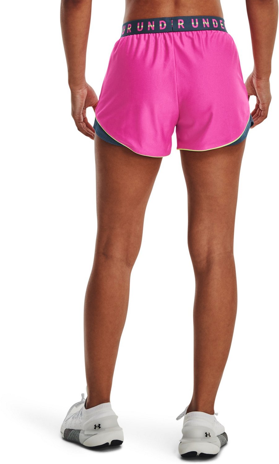 Under Armour Women's Play Up Colorblock Shorts 3 in - view number 2