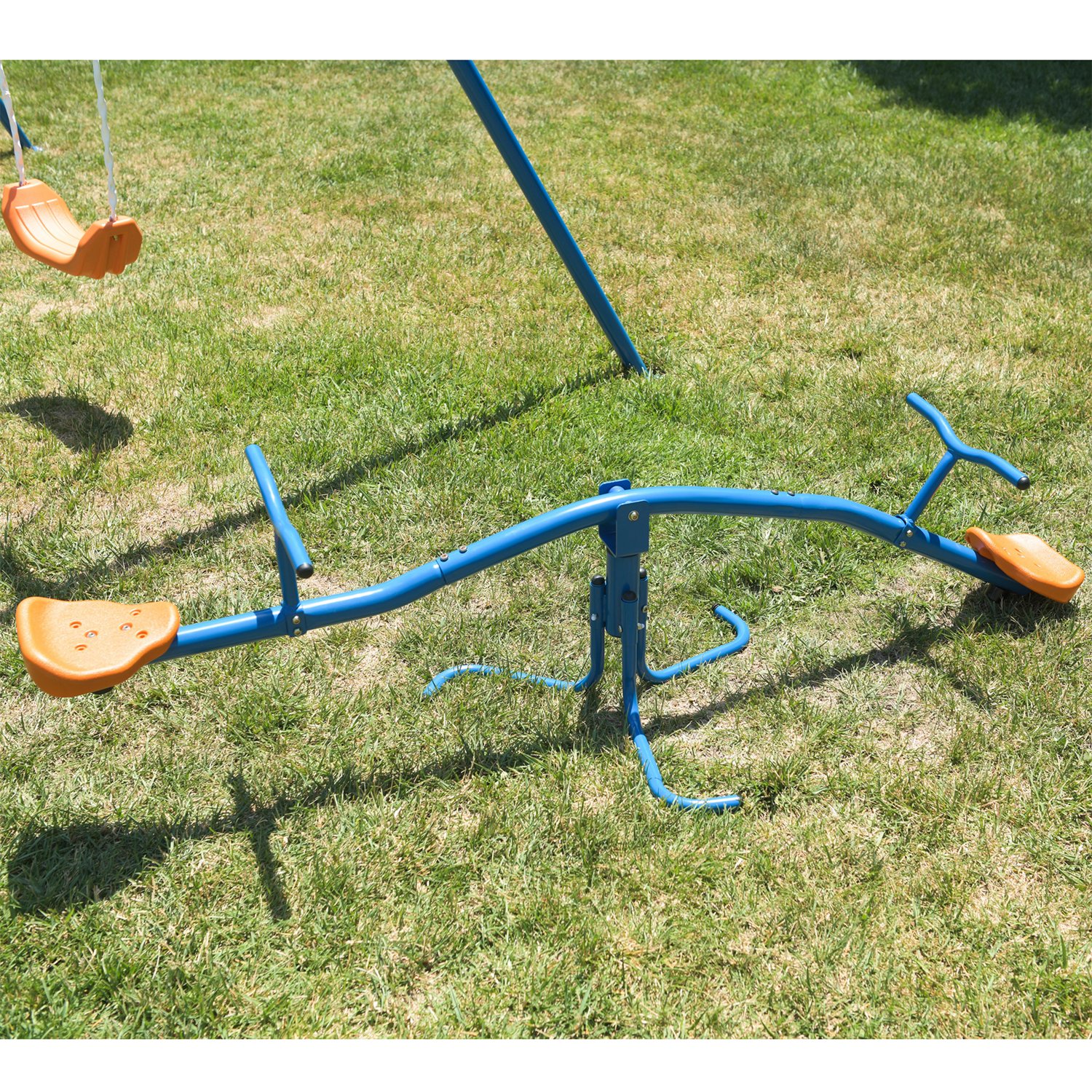 Fitness Reality Kids' 6-Station Swing Set with Seesaw - view number 2