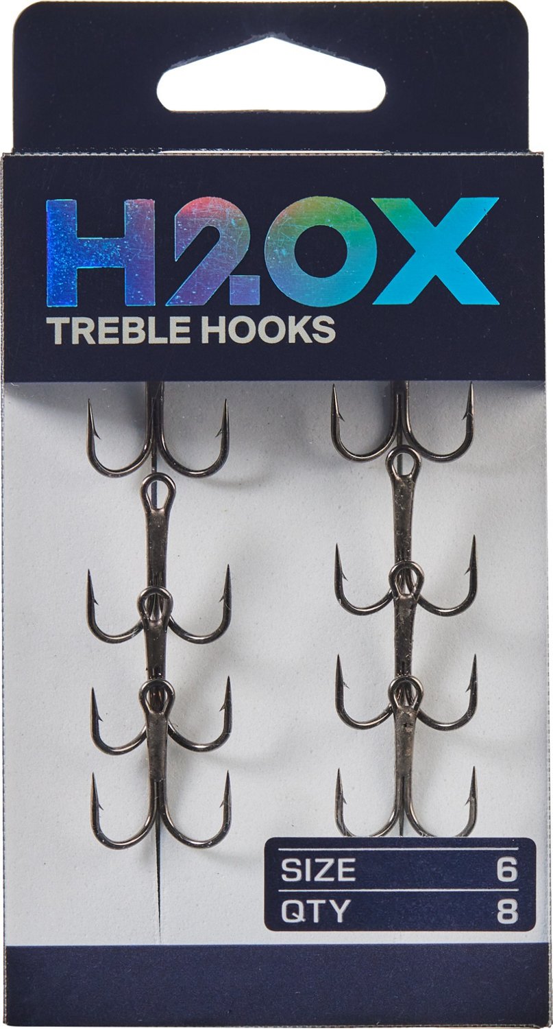 H2OX # 6 Personal Treble Hook 8 Pack - view number 2