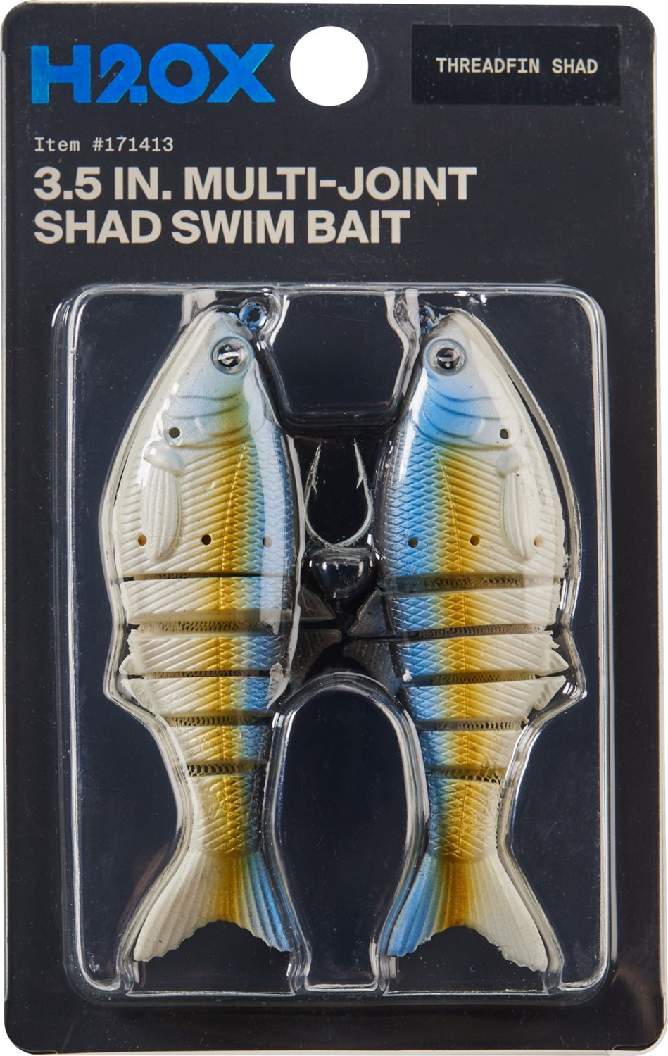 H2OX 3.5 inch Multi Joint Shad Swim Bait - view number 2