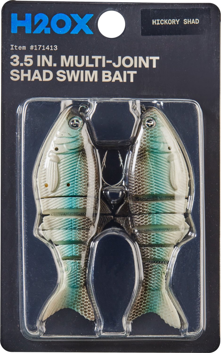 Lot 3 Academy H2O Express Jointed Shad & Sunfish Fishing Lures