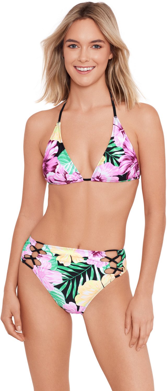 O'Rageous Juniors' Floral Tropics 3-Way Swim Top - view number 4
