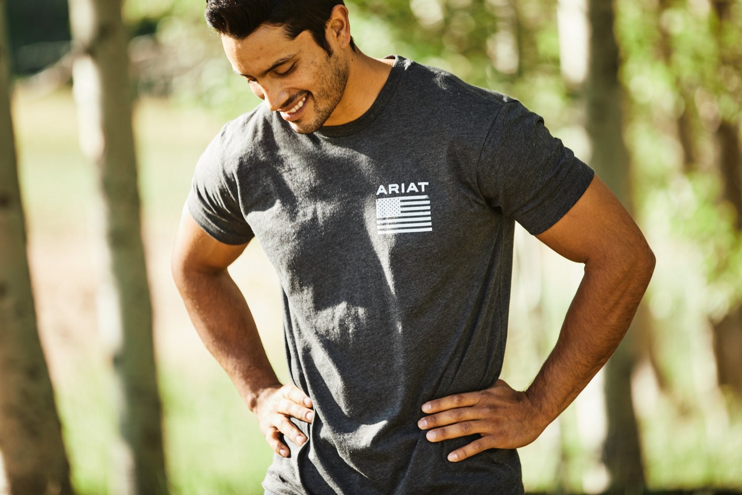 【CPGN STUDIO】23SS★ Rest Area Short Sleeve Tee Ariat Men's Freedom Graphic T-shirt | Free Shipping at Academy