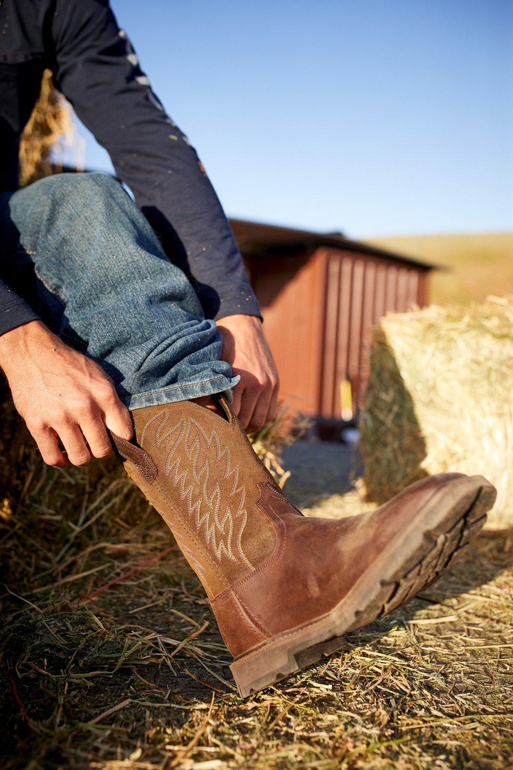 Ariat steel toe boots on sale academy