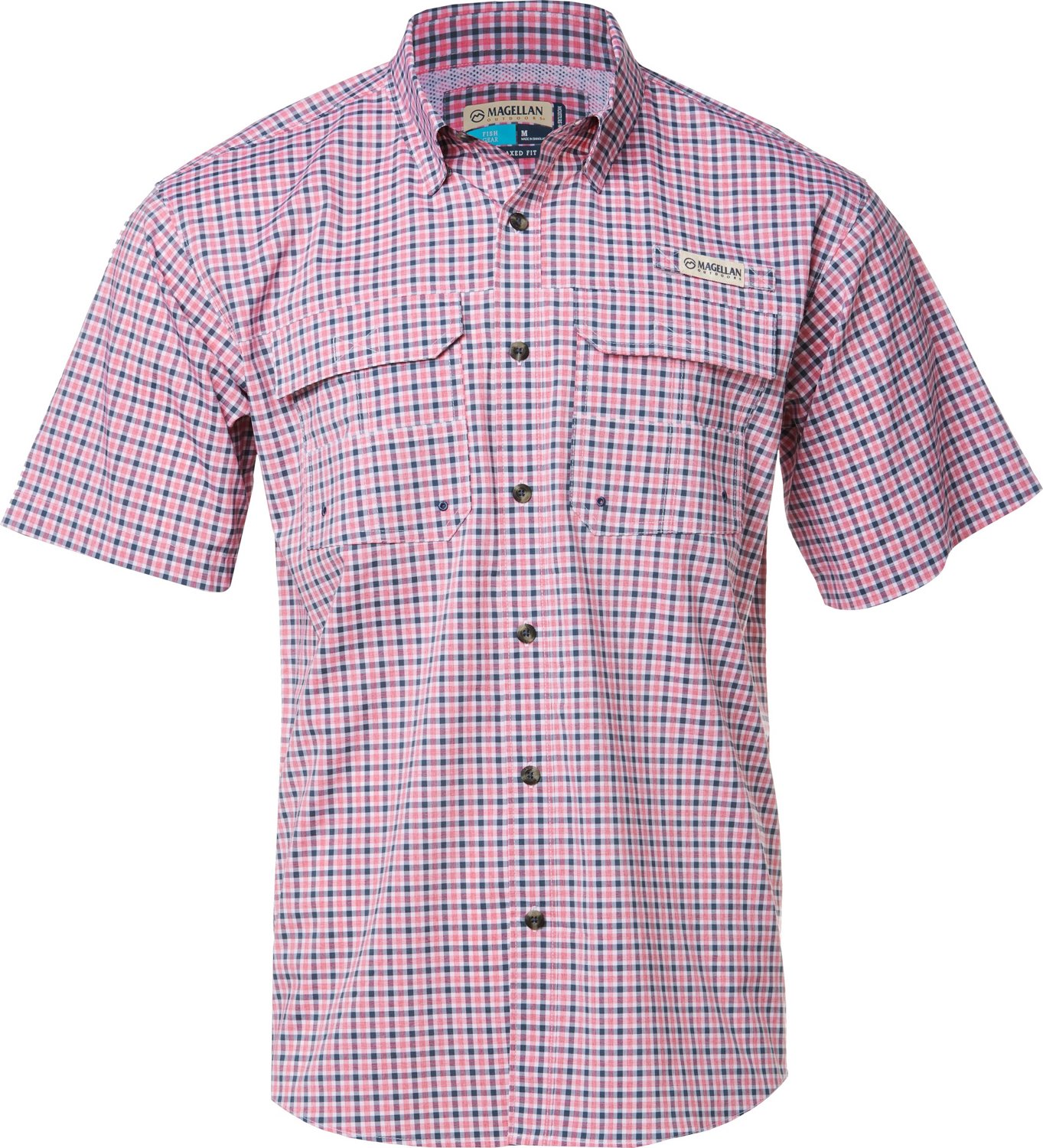 Magellan Outdoors Men's Sabine Pass Button Down Fishing Shirt