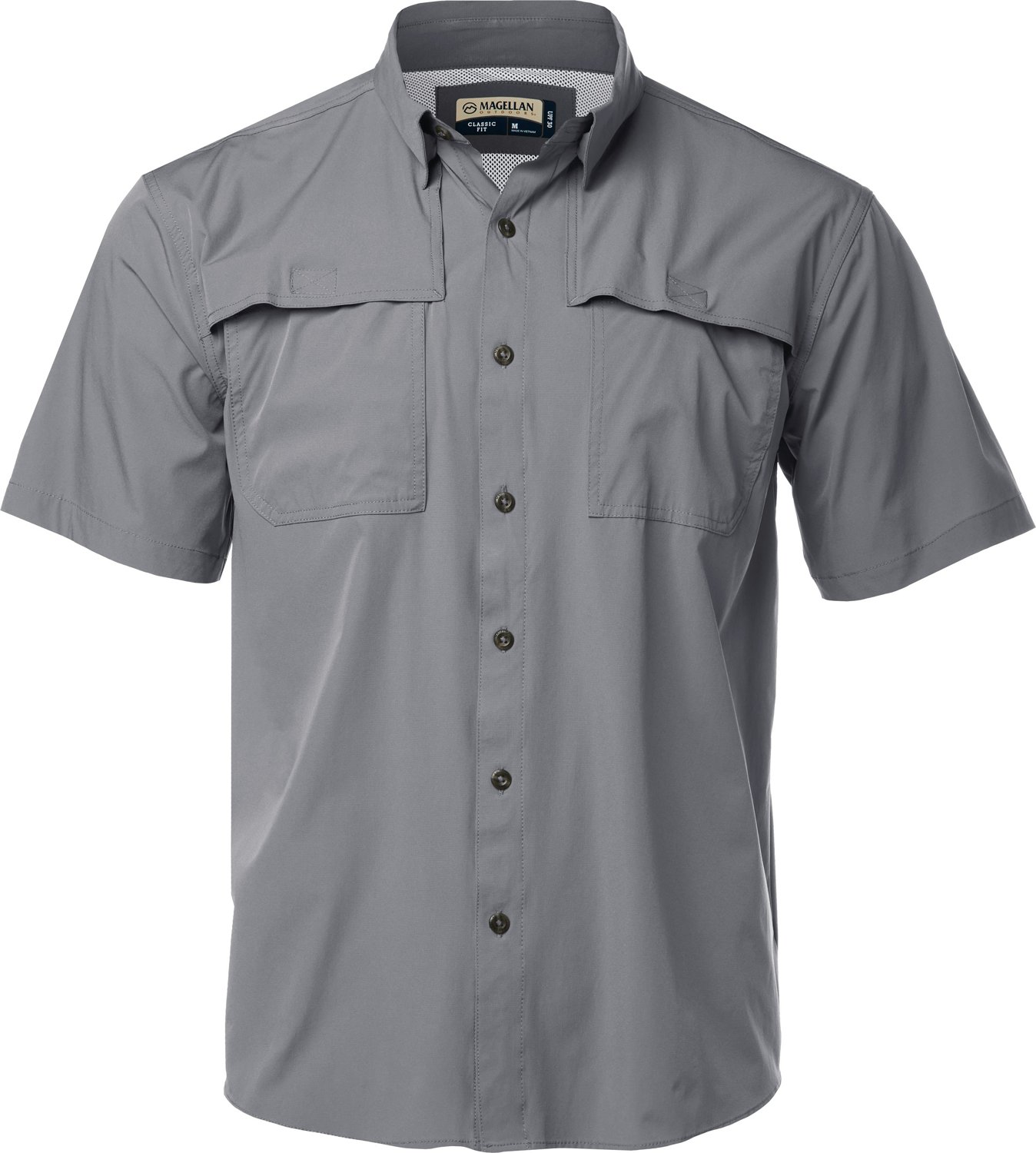 Magellan Outdoors Mens Overcast Short Sleeve Shirt