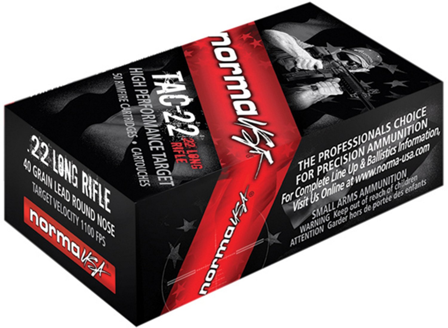 Norma USA TAC-22 .22LR Rimfire Ammunition - 50 Rounds                                                                            - view number 2